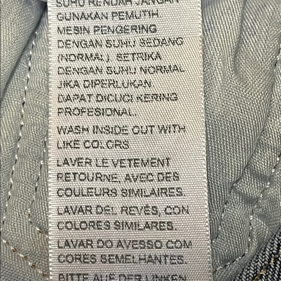 -Levi's Button Fly Ribcage Straight Ankle May 2022 Blue Jeans Women's W/24 L/27 - Picture 13 of 14